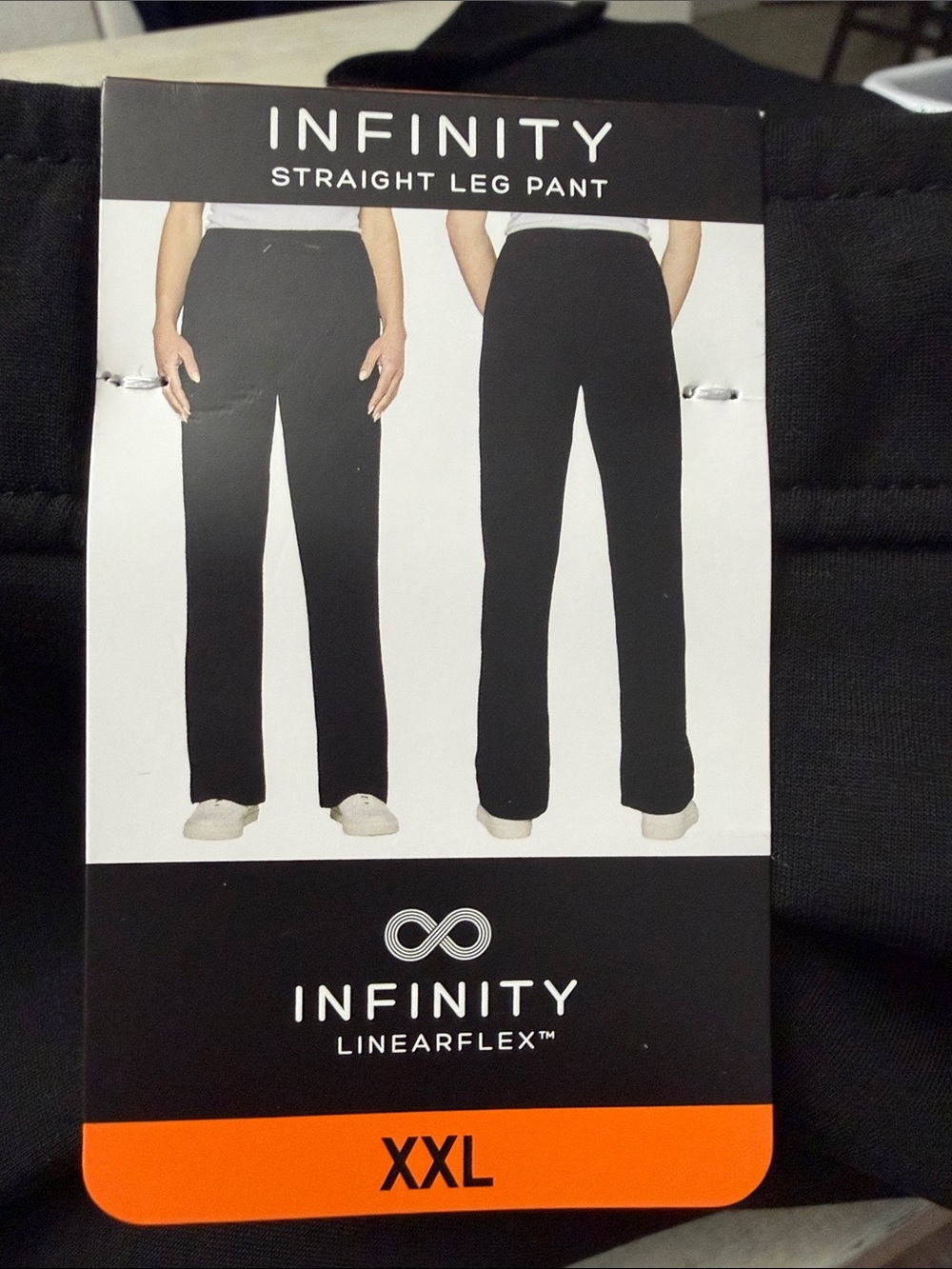 Infinity Drawstring Pants - Black. XXL